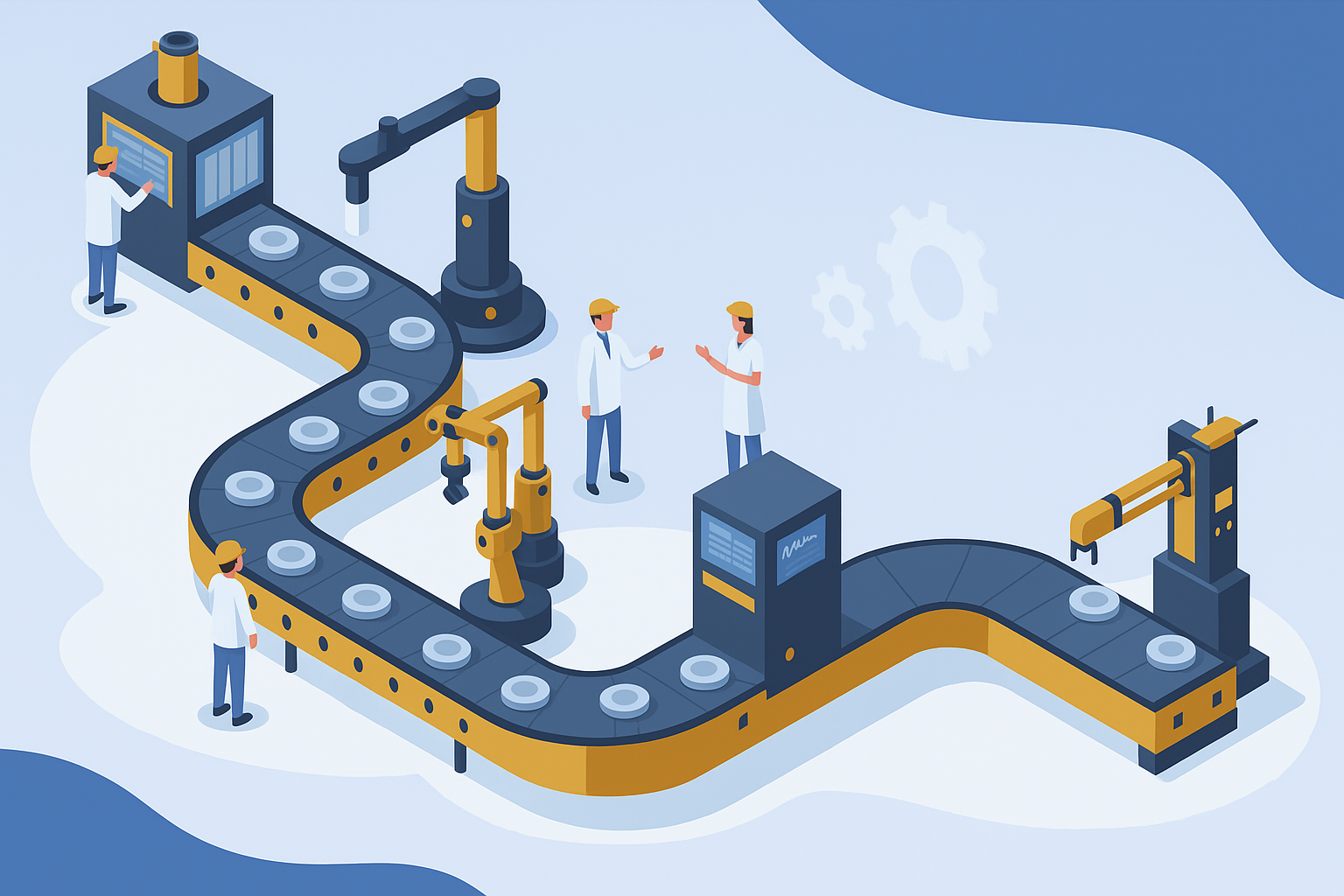 Illustration Robotik Labor